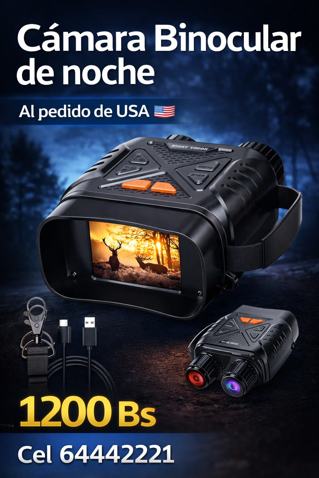 Camara binocular al Pedido de Usa