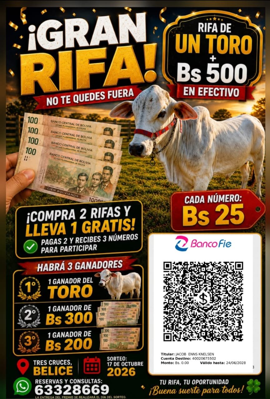 Rifa de 3 Ganadores